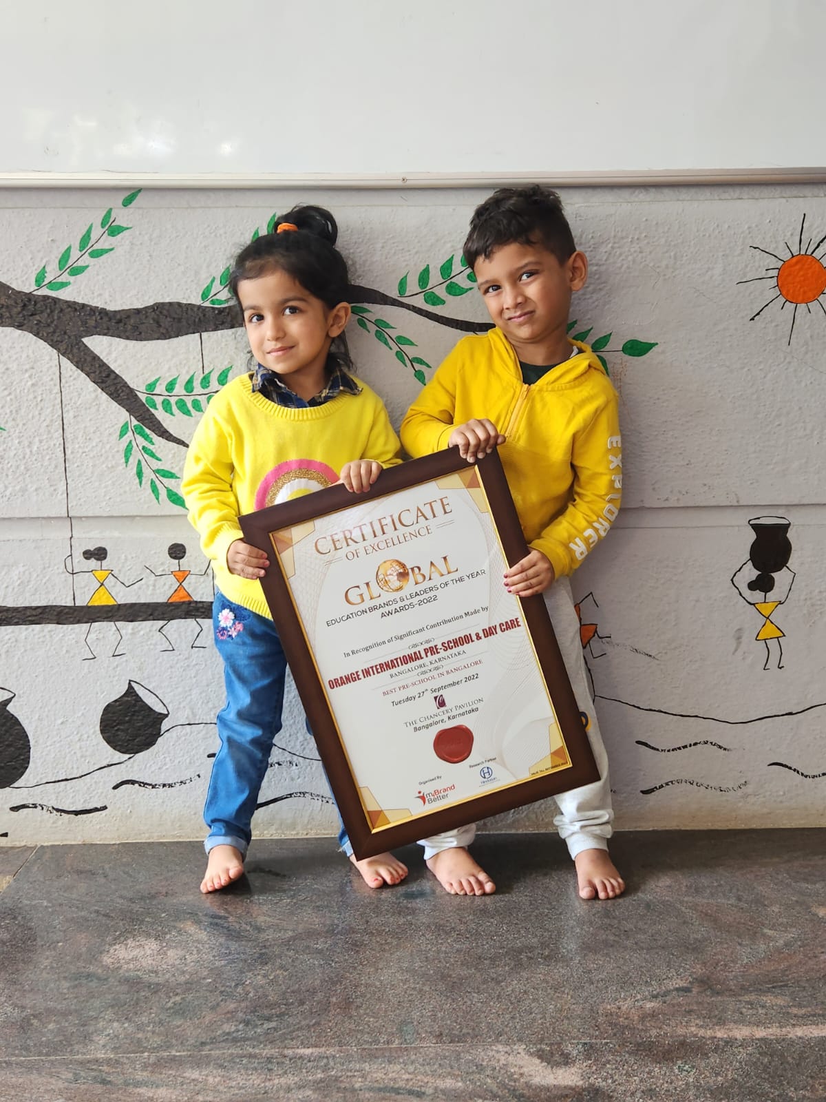 Orange Pre-school best school award